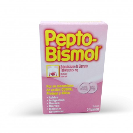 Pepto-Bismol Tabletas Masticables