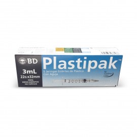 BD Plastipak 3ml 22g x 32mm